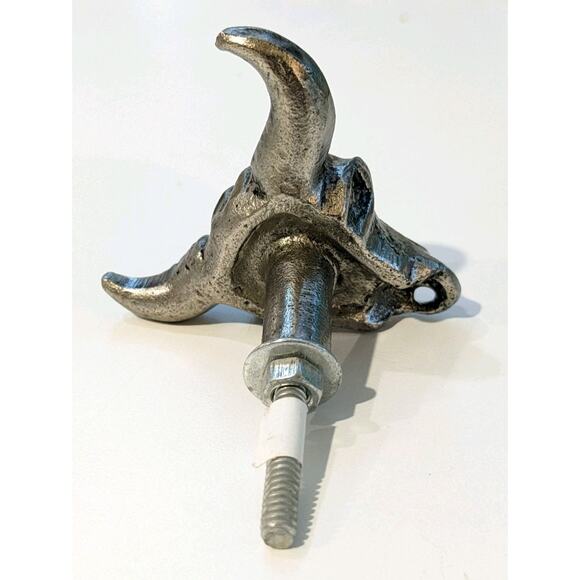 Bull Skull Pewter Knob Handle Western Decor Drawer Pull Hardware Southwest - Picture 5 of 5